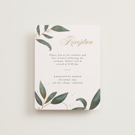 Reception Cards