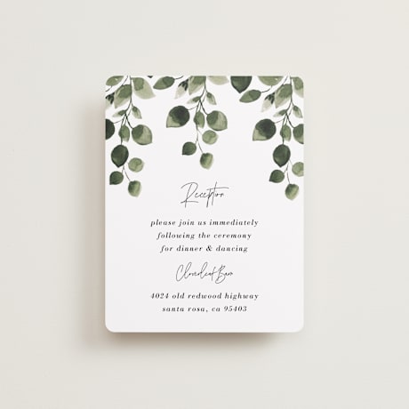 Reception Cards