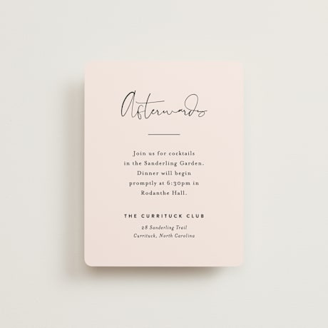 Reception Cards