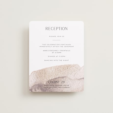 Reception Cards