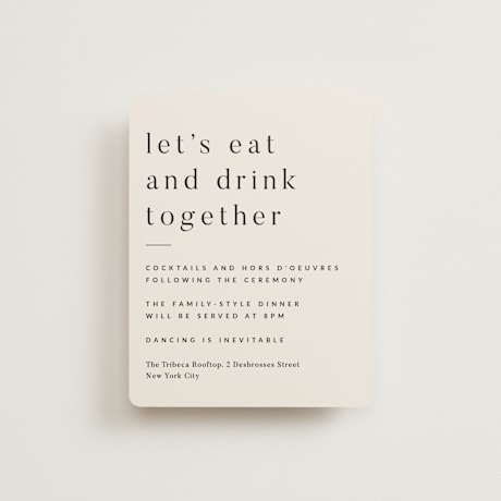 Reception Cards