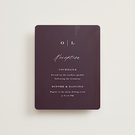 Reception Cards