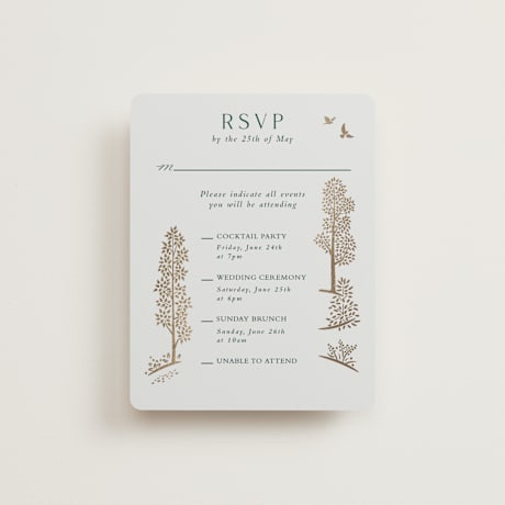 Multi-Event RSVP Cards