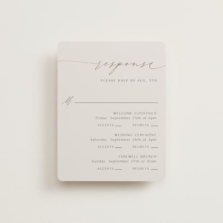 Multi-Event RSVP Cards