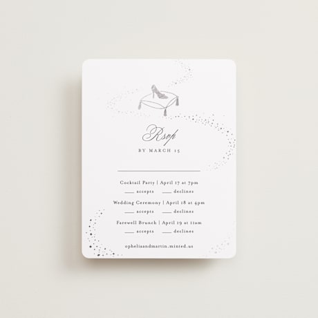 Foil-Pressed Multi-Event RSVP Cards