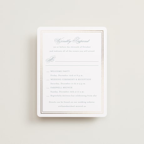 Multi-Event RSVP Cards