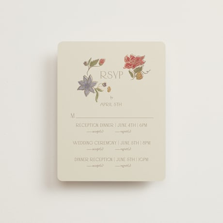 Multi-Event RSVP Cards