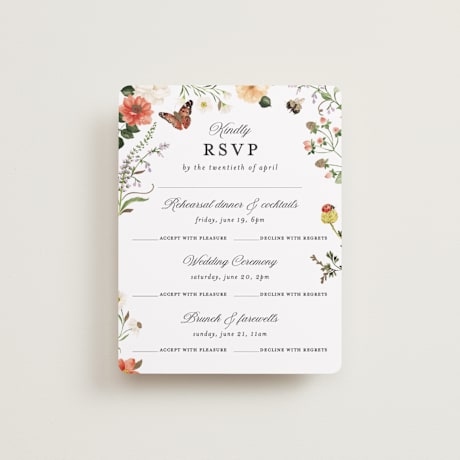 Multi-Event RSVP Cards