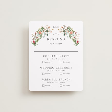 Multi-Event RSVP Cards
