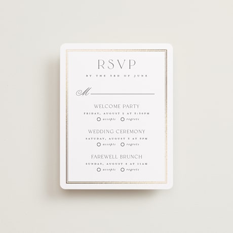 Multi-Event RSVP Cards
