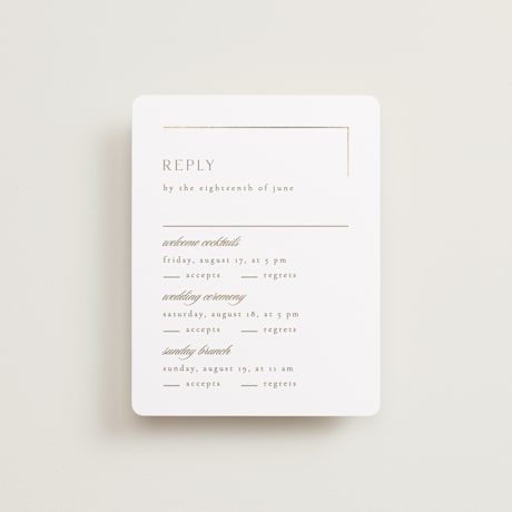 Multi-Event RSVP Cards