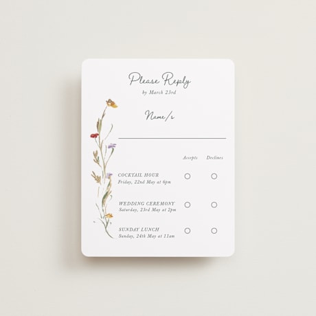 Multi-Event RSVP Cards