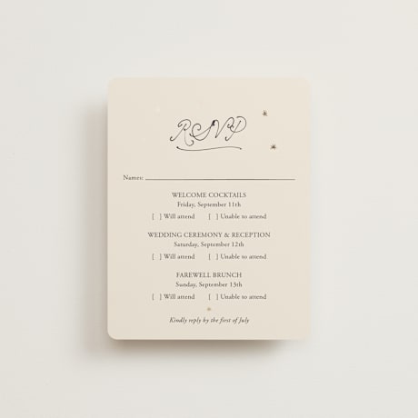 Multi-Event RSVP Cards