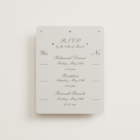 Multi-Event RSVP Cards