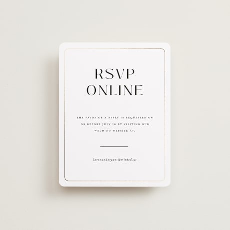 RSVP Online Enclosure Cards