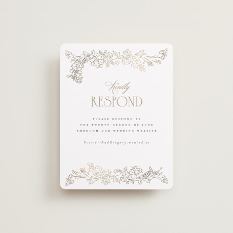 RSVP Online Enclosure Cards