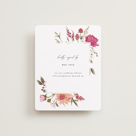 Foil-Pressed RSVP Online Enclosure Cards
