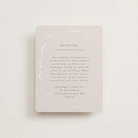 Gloss-Press Reception Cards