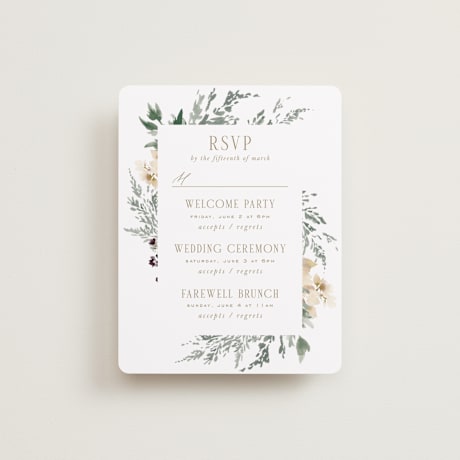 Multi-Event RSVP Cards
