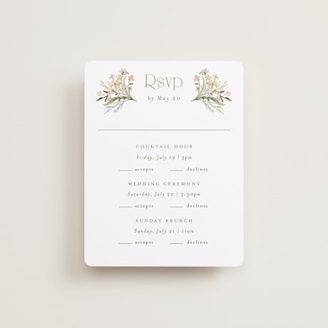 Multi-Event RSVP Cards