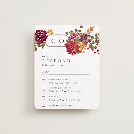 Multi-Event RSVP Cards