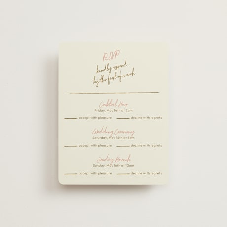 Multi-Event RSVP Cards