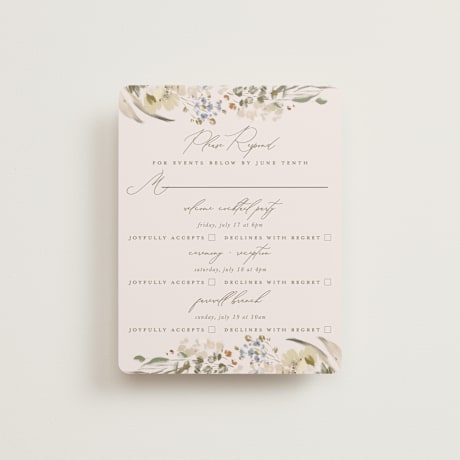 Multi-Event RSVP Cards