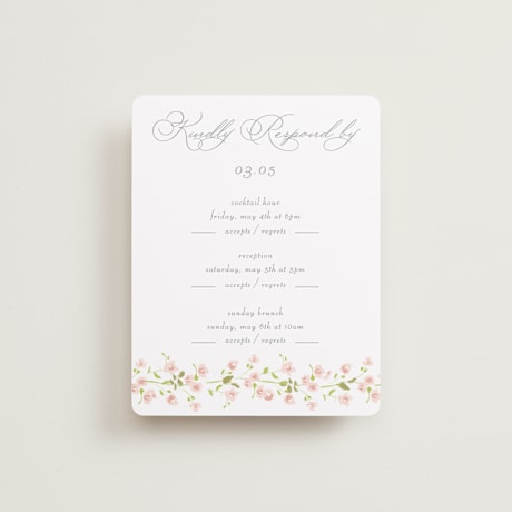Multi-Event RSVP Cards