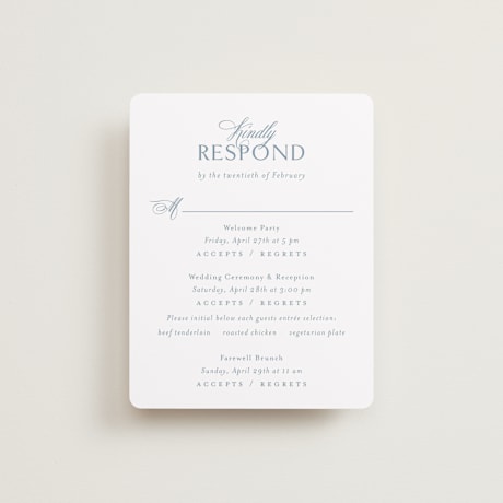Multi-Event RSVP Cards