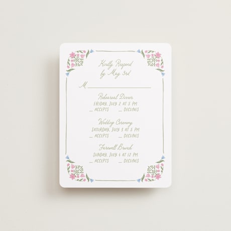 Multi-Event RSVP Cards