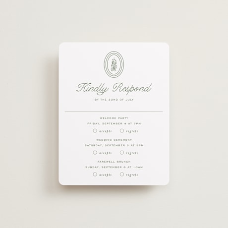 Multi-Event RSVP Cards