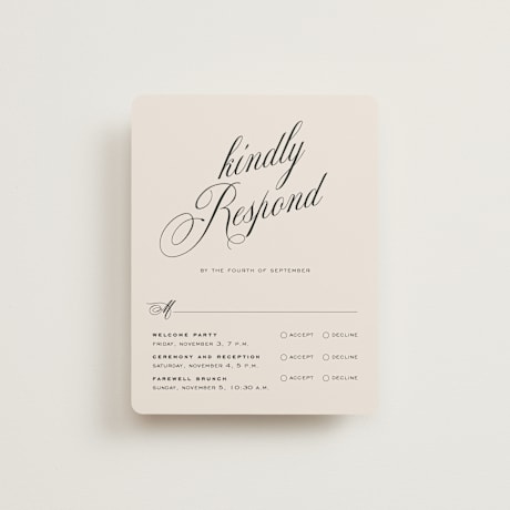 Multi-Event RSVP Cards