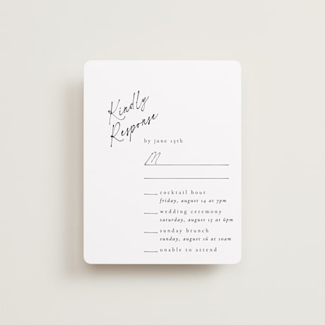 Multi-Event RSVP Cards