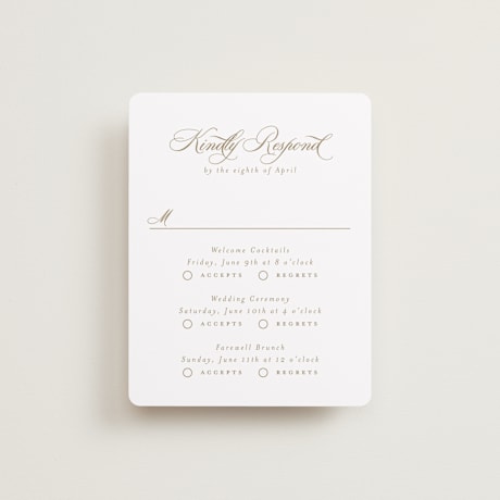 Multi-Event RSVP Cards