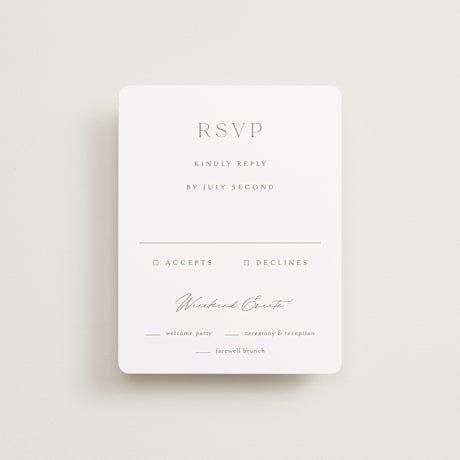 Multi-Event RSVP Cards