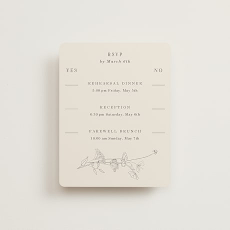 Multi-Event RSVP Cards