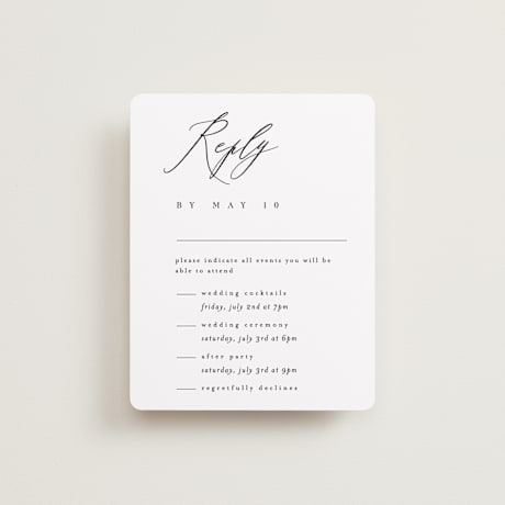 Multi-Event RSVP Cards