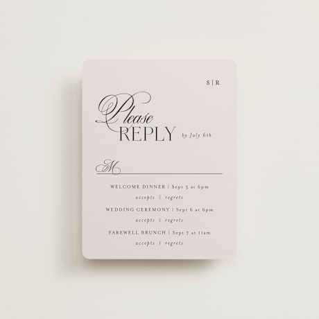 Multi-Event RSVP Cards