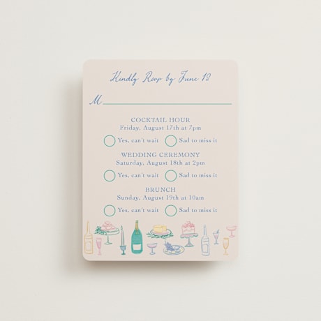 Multi-Event RSVP Cards
