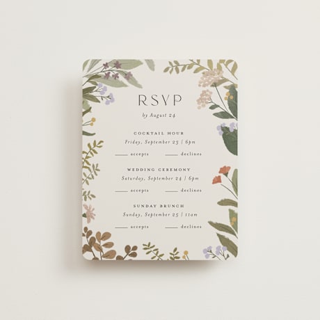 Multi-Event RSVP Cards