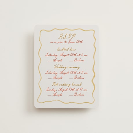 Multi-Event RSVP Cards