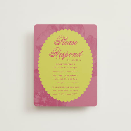 Multi-Event RSVP Cards