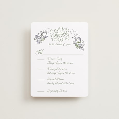 Multi-Event RSVP Cards