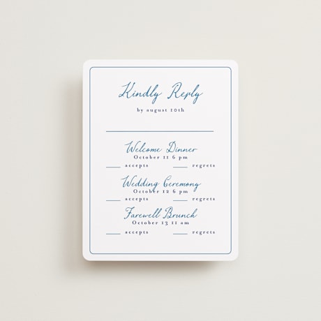 Multi-Event RSVP Cards
