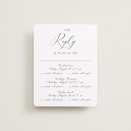 Multi-Event RSVP Cards