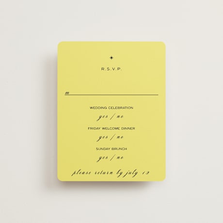 Multi-Event RSVP Cards