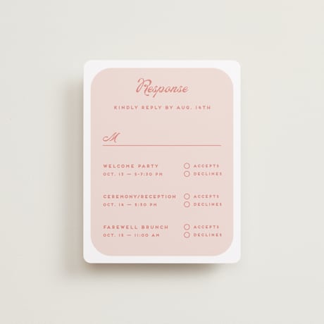 Multi-Event RSVP Cards