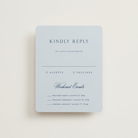 Multi-Event RSVP Cards