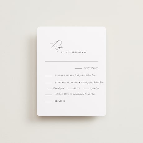 Multi-Event RSVP Cards