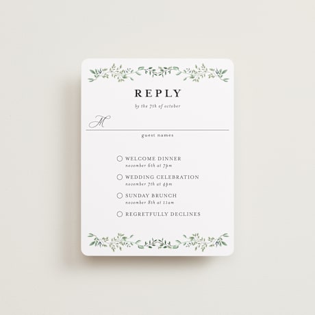 Multi-Event RSVP Cards